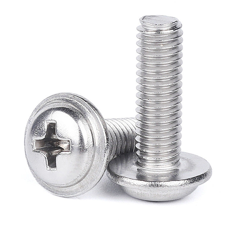 All Size Precise High-quality Stainless Steel  Slotted Pan Head Micro Screws  Miniature Small-Sized with Washer