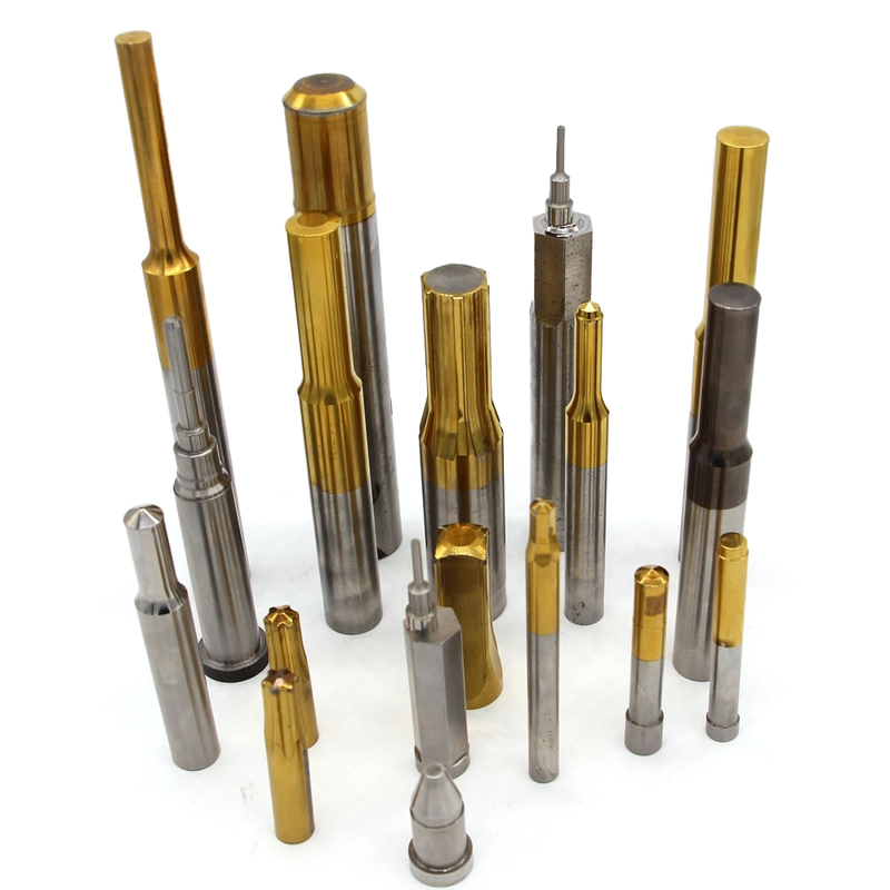 Tungsten Carbide Punch Pin with TiN Coating for Long Mould Life and High Toughness in Industrial Field