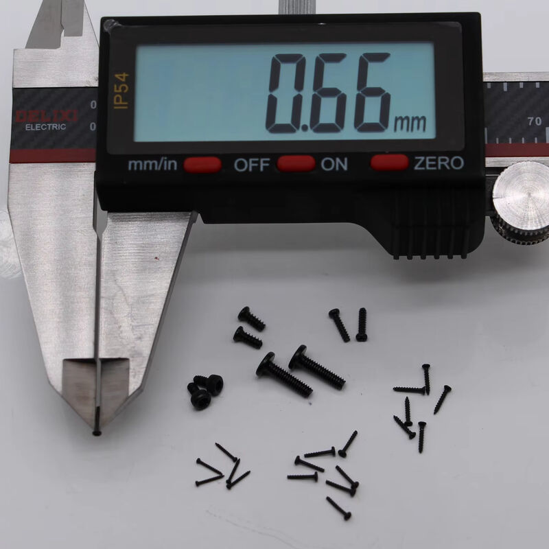 นิเคิล Plated Zinc Plated Black Oxide ไมโครสกรูแม่นยํา Self-Tapping Screw สําหรับการใช้งานอุตสาหกรรม