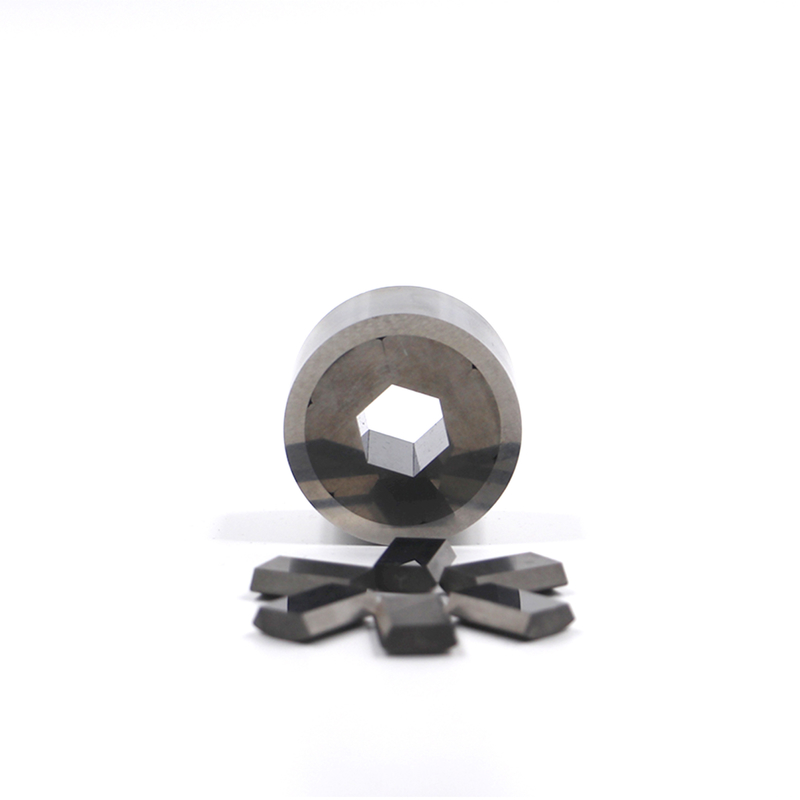 Tungsten Carbide Cold Heading Die VA80 ST7 KG5 KG6 Segmented Hex Die Precision Mirror Polishing