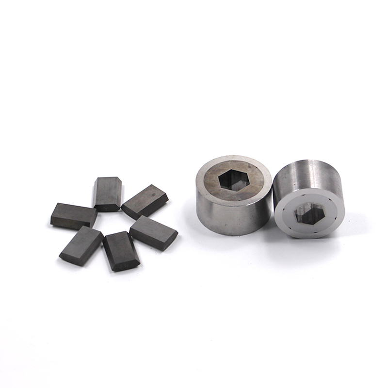 Tungsten Carbide Cold Heading Die VA80 ST7 KG5 KG6 Segmented Hex Die Precision Mirror Polishing